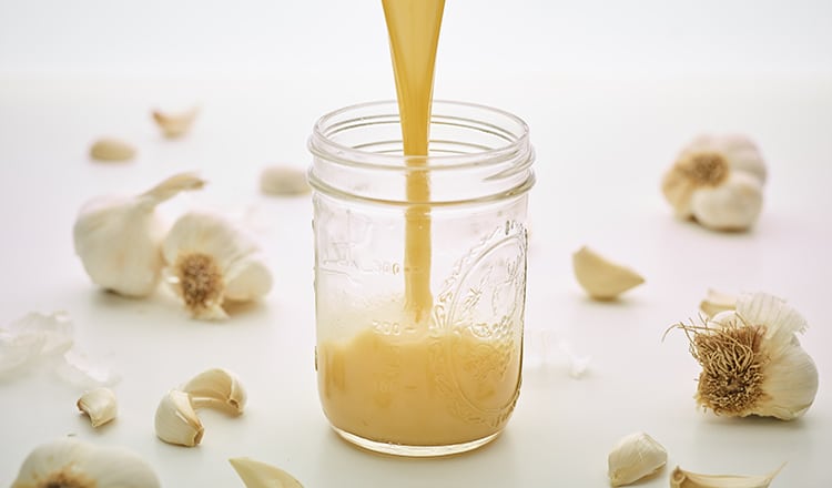 Roasted garlic vinaigrette