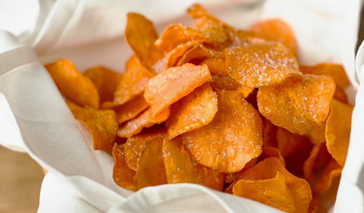 Baked Sweet Potato Chips