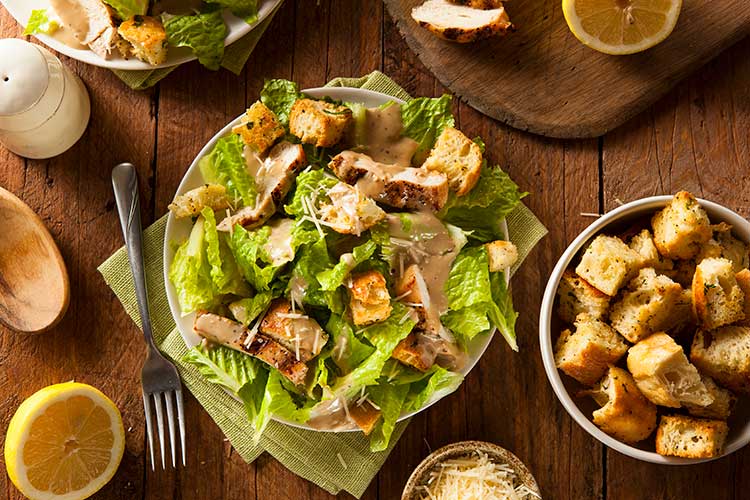 Grilled chicken Caesar Salad