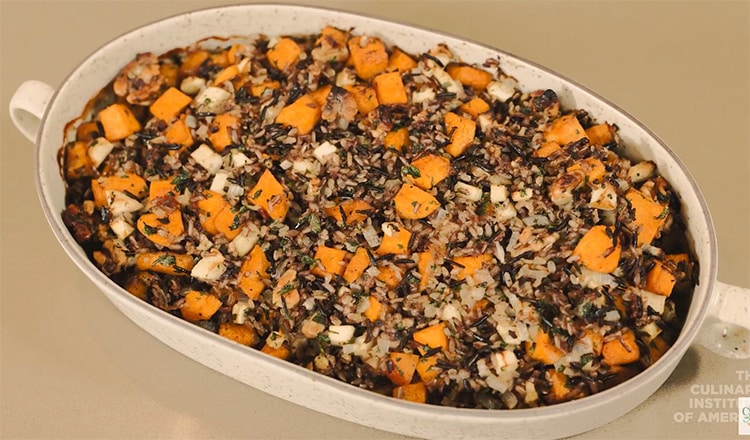 Wild Rice with Apples and Butternut Squash