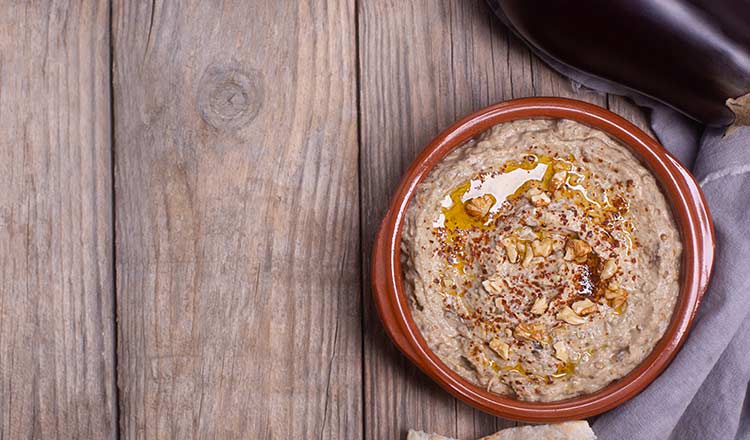 Roasted eggplant dip