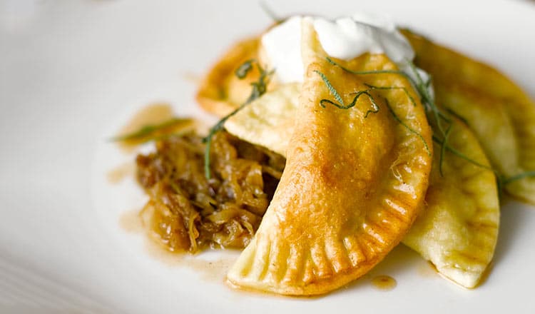 Potato and Cheddar Pierogi