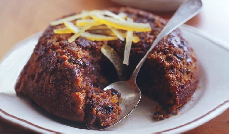 Warm Gingerbread Pudding