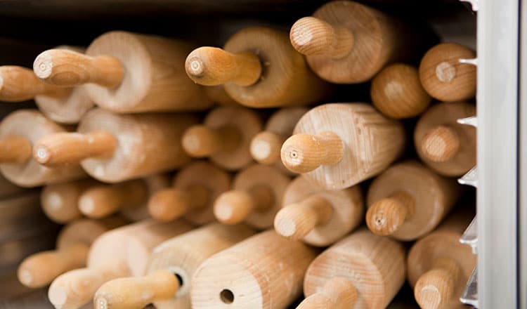 Assortment of rolling pins