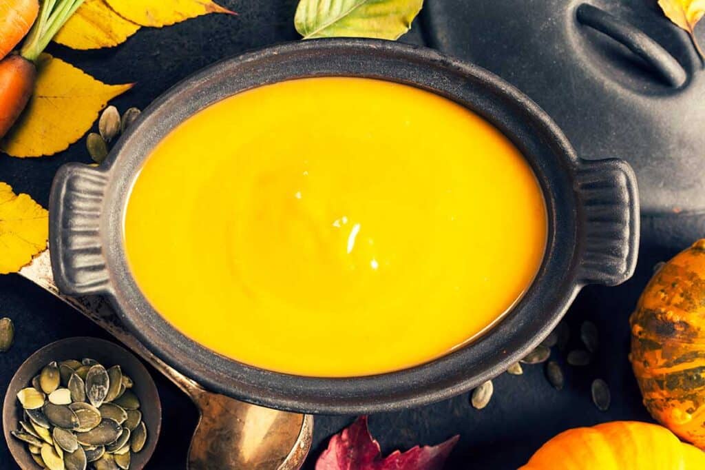 Creme-de-Auyama soup