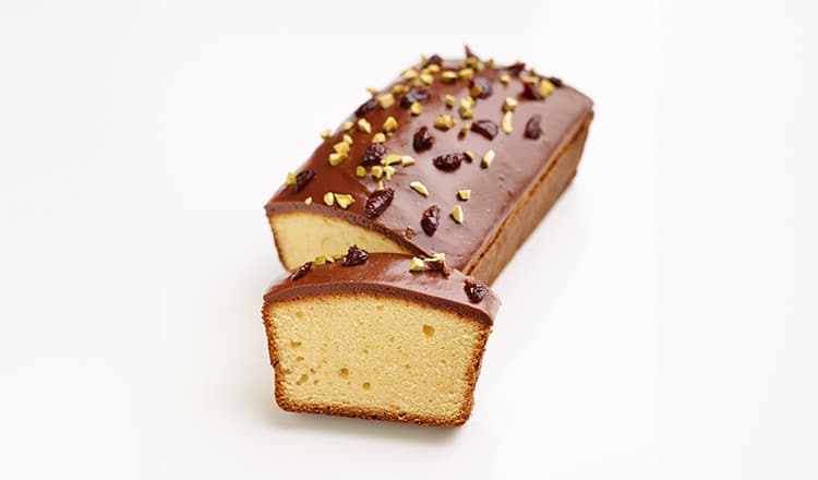 Sour Cream Pound Cakes with Chocolate-Cherry Glaze