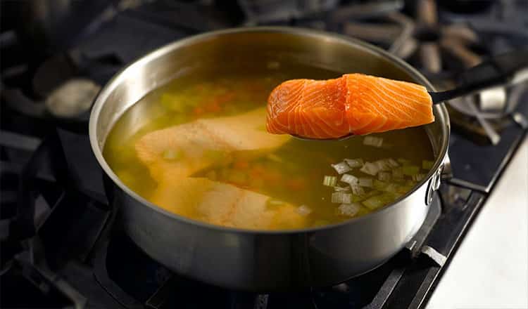 Deep Poaching, a Healthy Technique for Delicious Foods