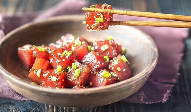 ahi tune poke