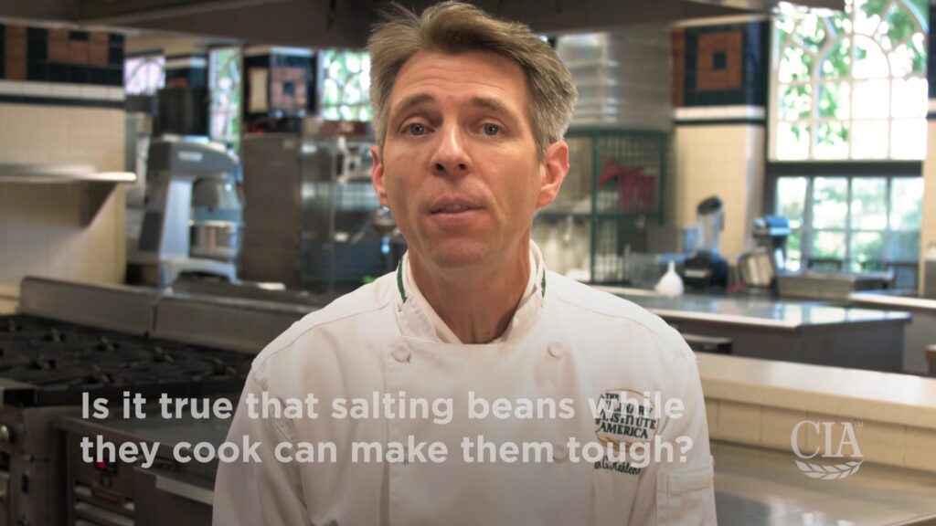 Hey, Chef… Salting Beans
