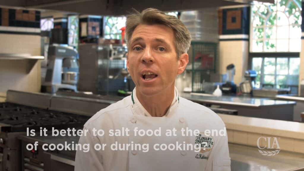 Hey, Chef… When Do I Salt?