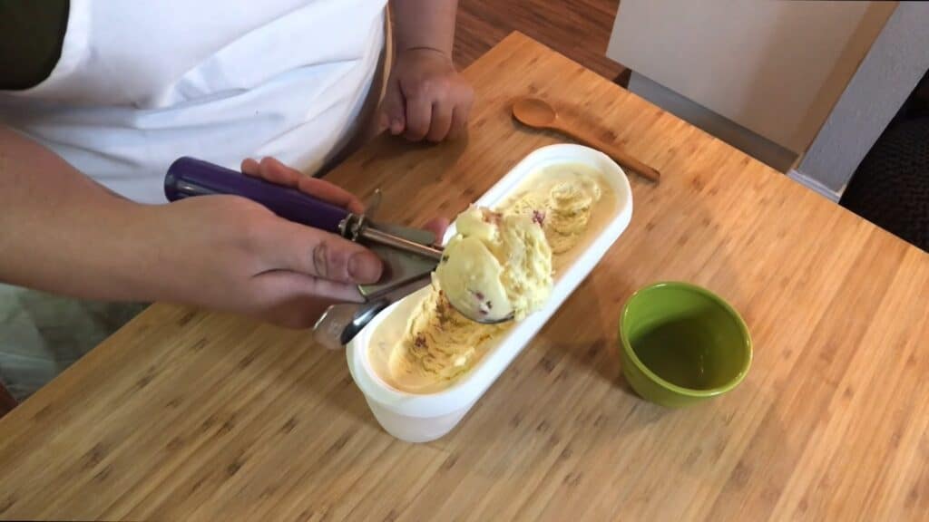 No-Churn Raspberry-Lime Ice Cream